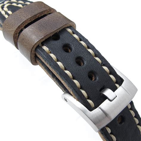 miltat leather watch band.